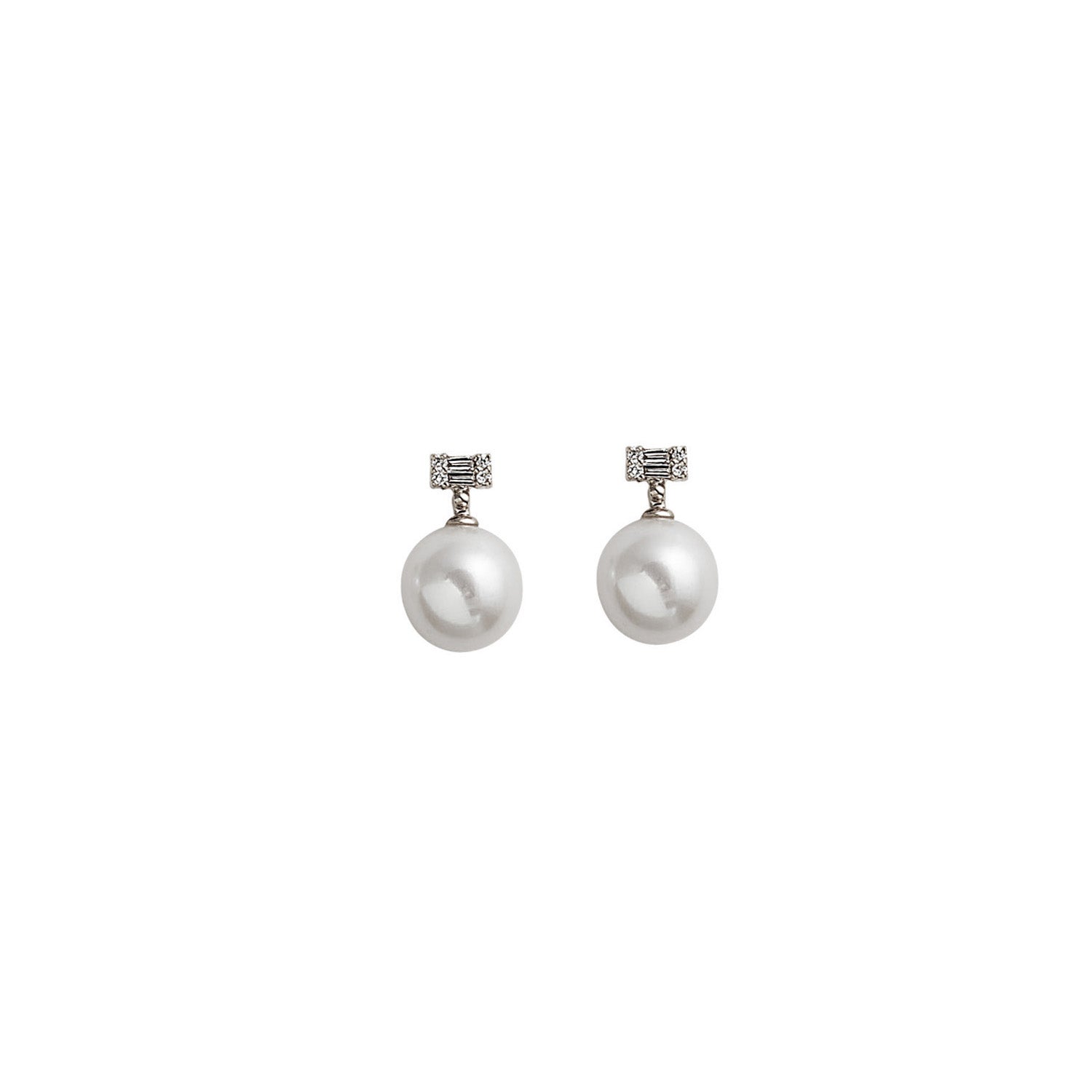 Pearl Earring. Earrings. 18K gold earring. Fresh water pearl. White Gold, yellow gold, rose gold. Perfect Gift. Earring gift. Hanging Pearl. Chain Erring. Fine jewelry. Anatol. Σκουλαρίκι χρυσό. Σκουλαρίκι  με μαργαριτάρι. Σκουλαρίκι αλυσίδα. Σκουλαρίκι με πέρλα. Athens.