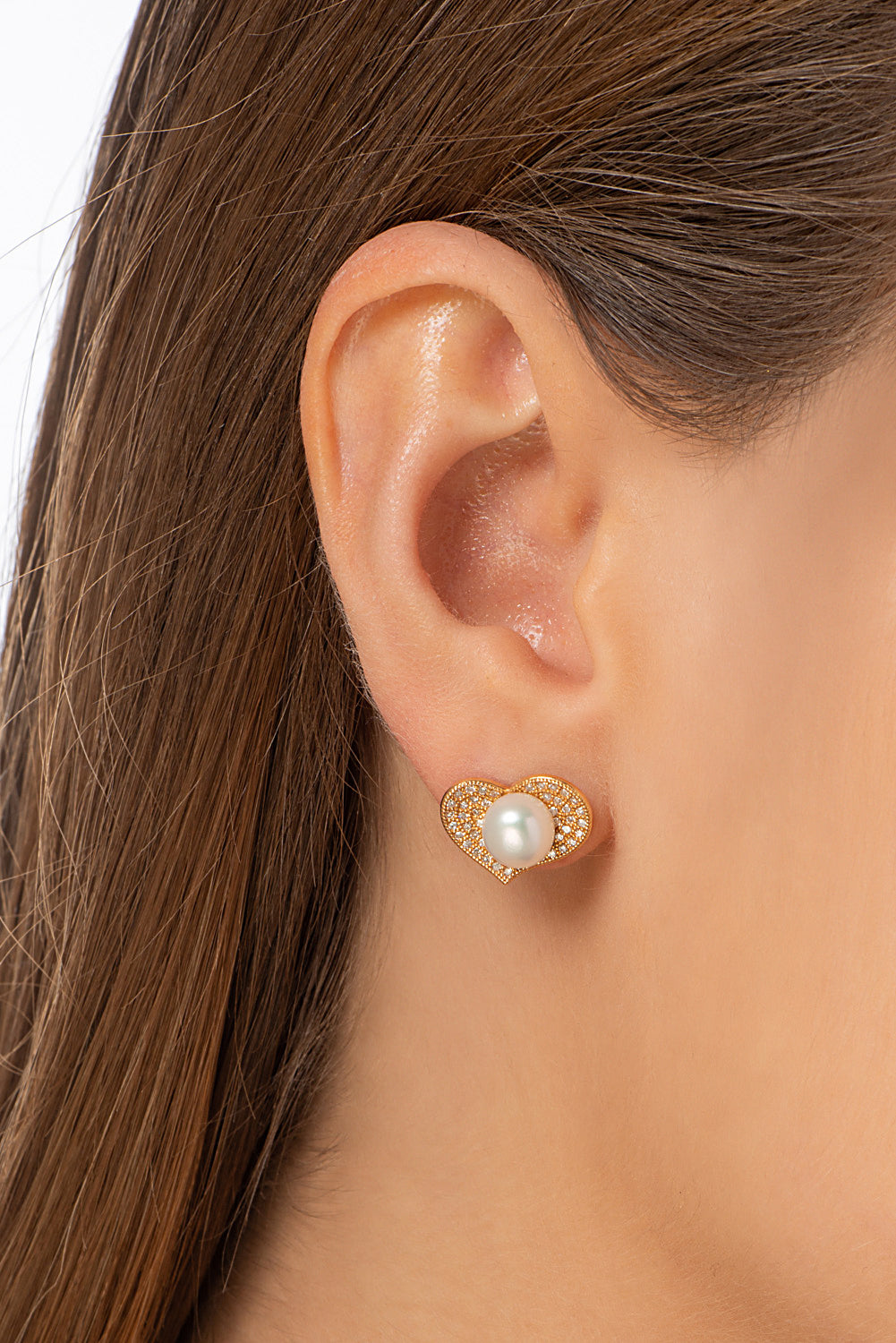 Pearl Earring. Earrings. 18K gold earring. Fresh water pearl. White Gold, yellow gold, rose gold. Perfect Gift. Earring gift. Hanging Pearl. Chain Erring. Fine jewelry. Anatol. Σκουλαρίκι χρυσό. Σκουλαρίκι  με μαργαριτάρι. Σκουλαρίκι αλυσίδα. Σκουλαρίκι με πέρλα. Athens.