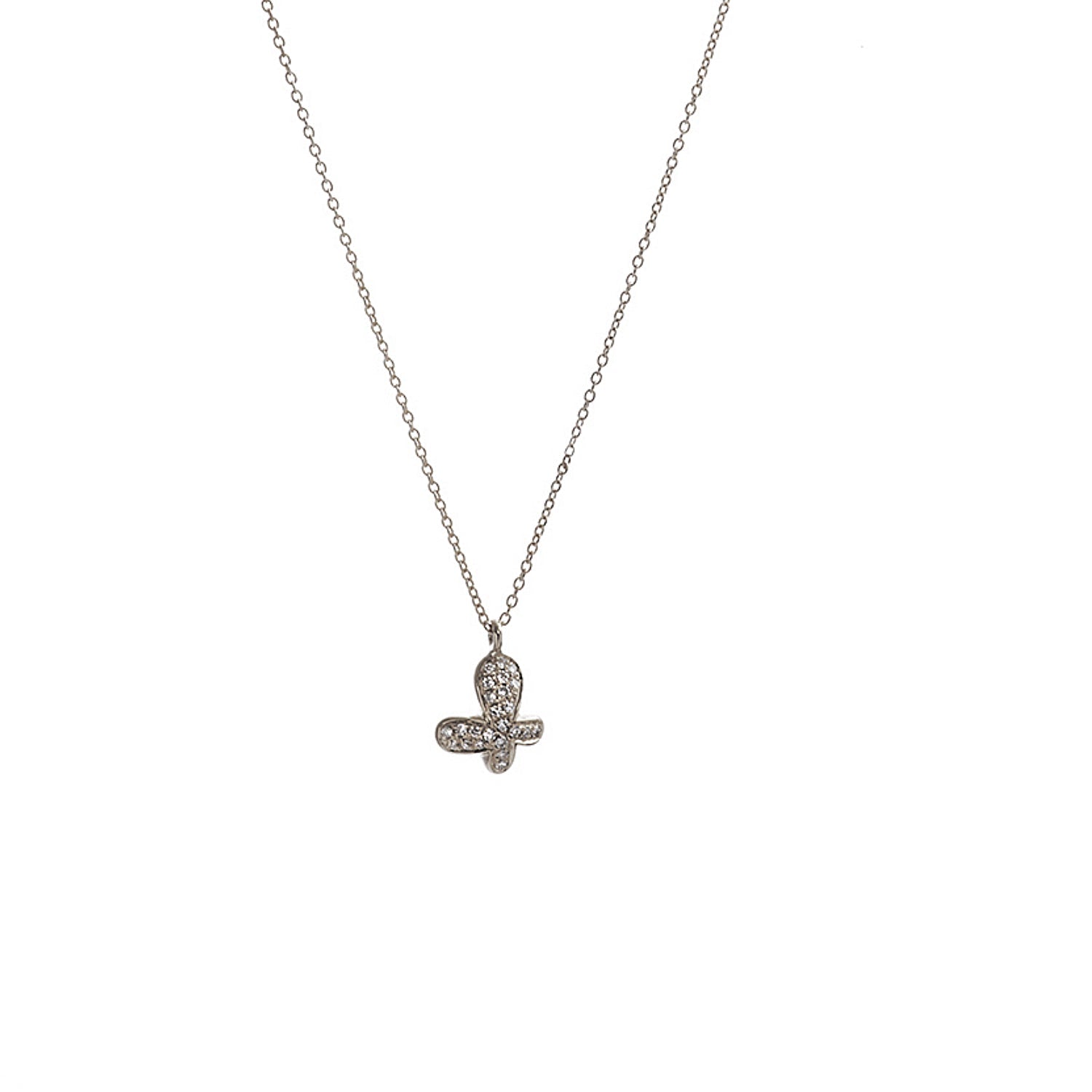 Diamond Butterfly Necklace