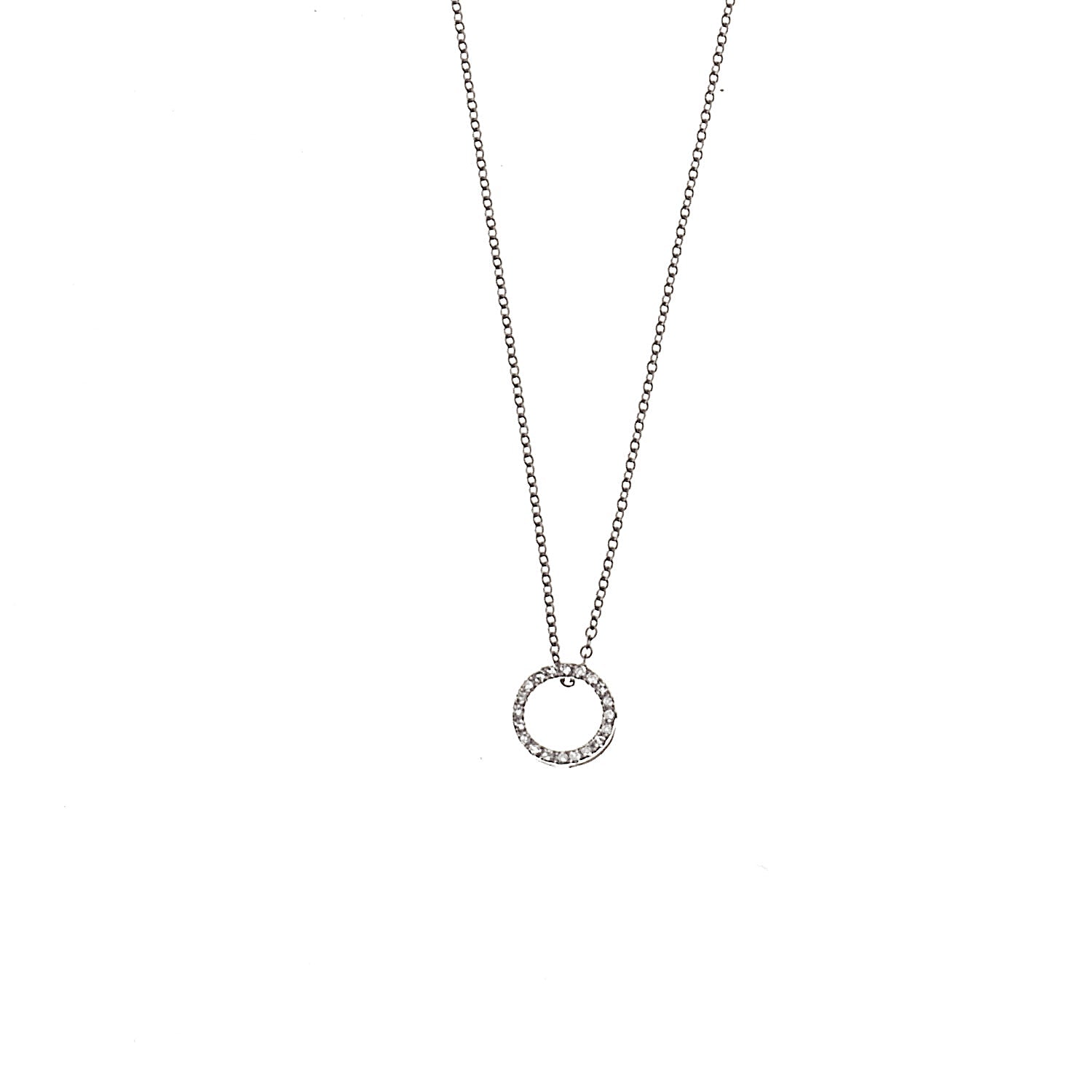 Diamond Circle Necklace