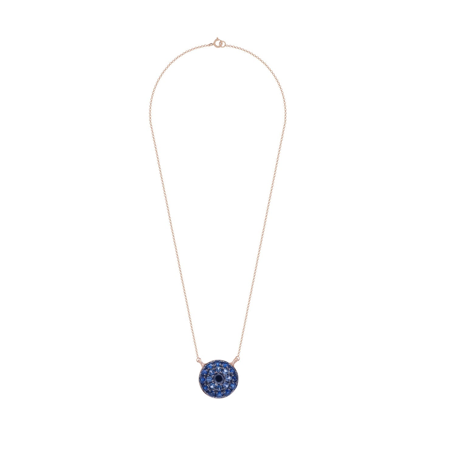 Two Shade Blue Evil Eye