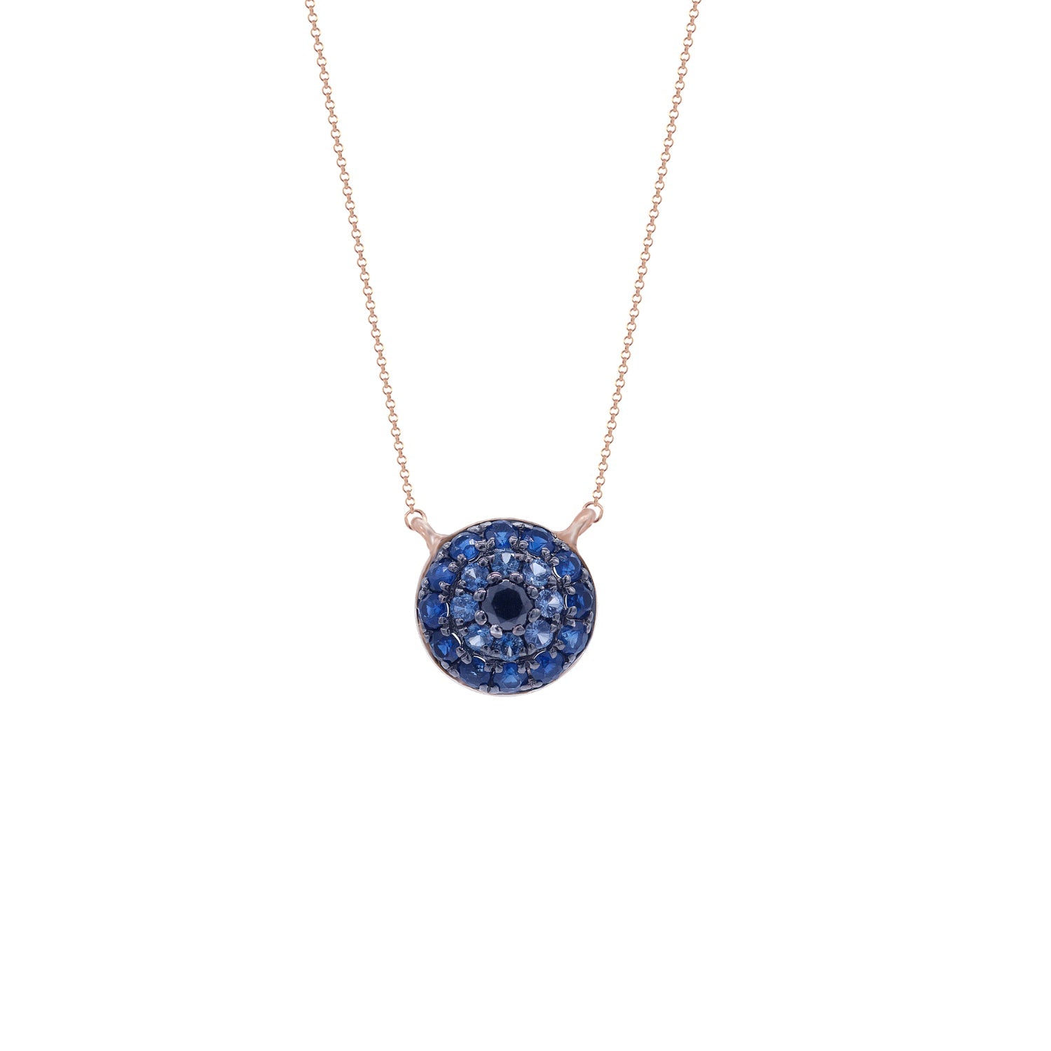 Two Shade Blue Evil Eye