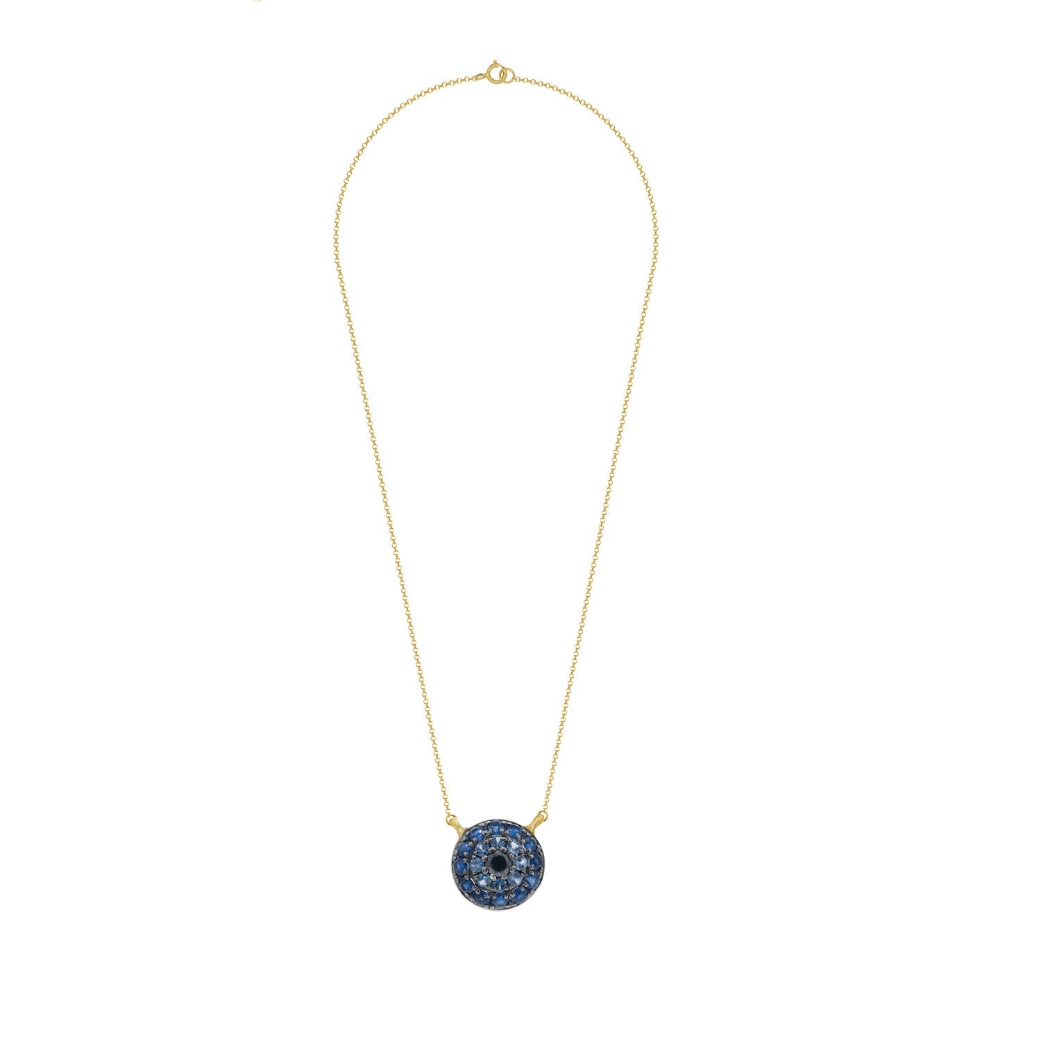 Two Shade Blue Evil Eye