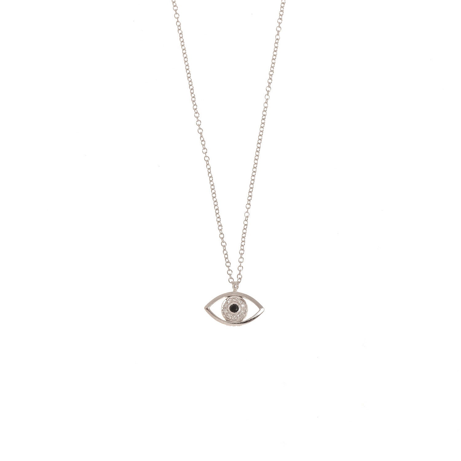 Evil Eye Necklace. Diamond Necklace. Blue Sapphires. Tear drop necklace. 18K Gold. Rose Gold, White Gold, Yellow Gold. Fine Jewelry. Gift. Κολιέ μάτι. Κολιέ για δώρο μάτι. Χρυσό κολιέ. Κολιέ με διαμάντια. Κολιέ με ζαφείρια. Μάτι φυλαχτό. Μάτι με διαμάντια. Στρογγυλό μάτι κολιέ. 