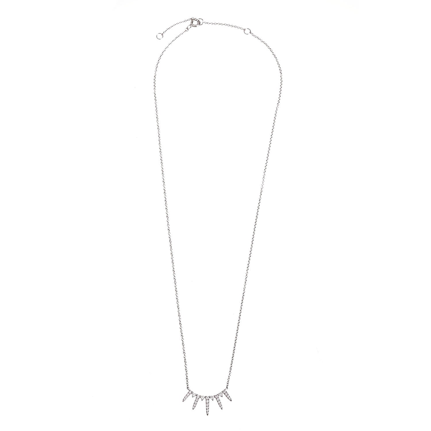 Diamond Bar Necklace