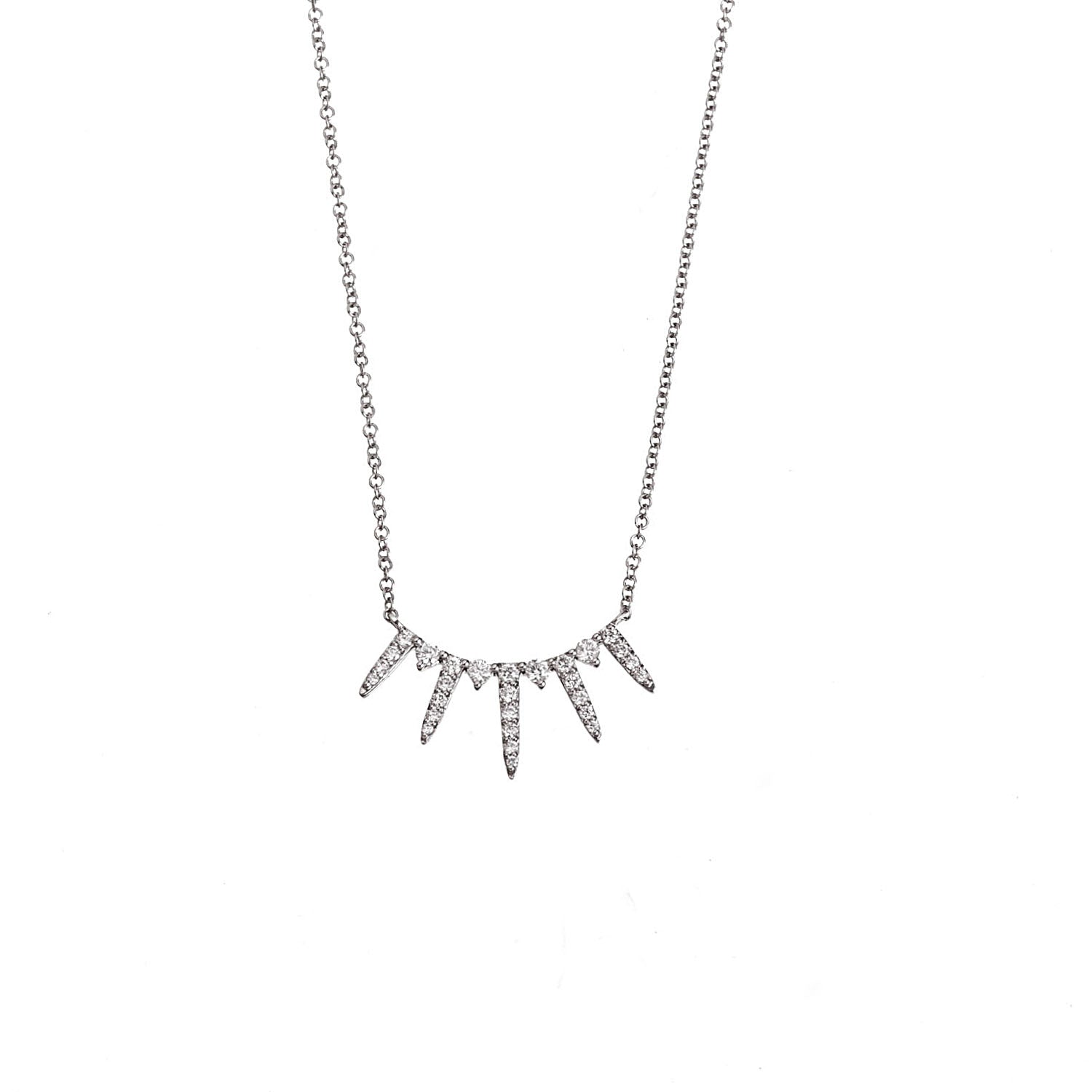 Diamond Bar Necklace