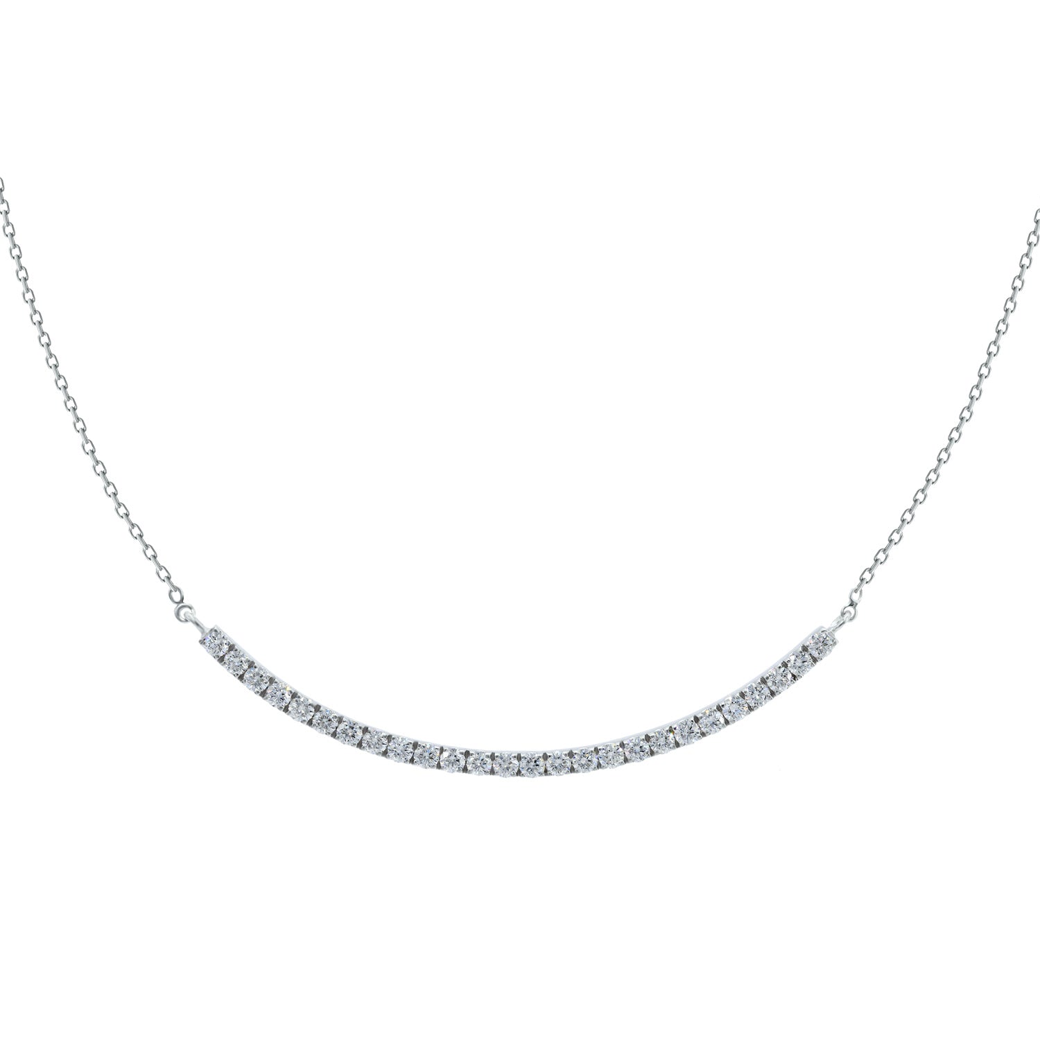 Diamond Bar Necklace