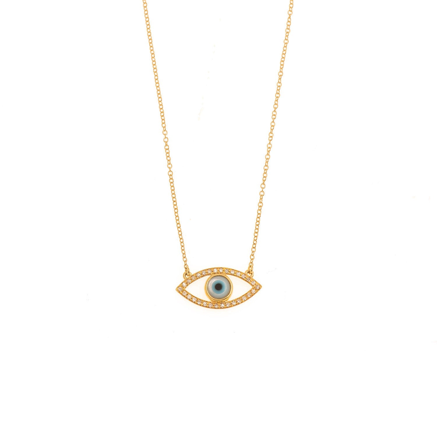 Evil Eye Necklace. Diamond Necklace. Blue Sapphires. Tear drop necklace. 18K Gold. Rose Gold, White Gold, Yellow Gold. Fine Jewelry. Gift. Κολιέ μάτι. Κολιέ για δώρο μάτι. Χρυσό κολιέ. Κολιέ με διαμάντια. Κολιέ με ζαφείρια. Μάτι φυλαχτό. Μάτι με διαμάντια. Στρογγυλό μάτι κολιέ. 