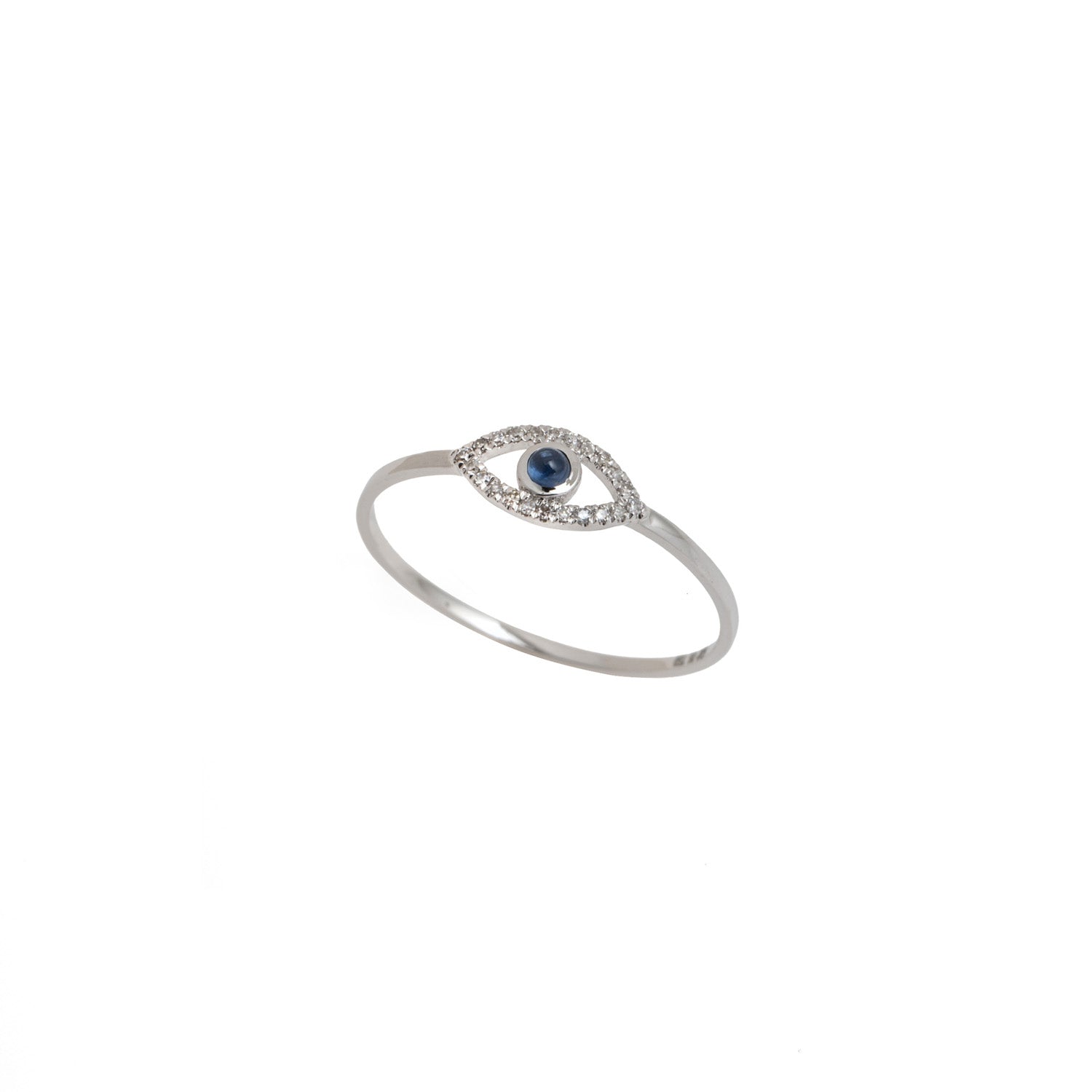 Evil Eye Ring. Diamond eye ring. Sapphire eye ring. Evil eye.
