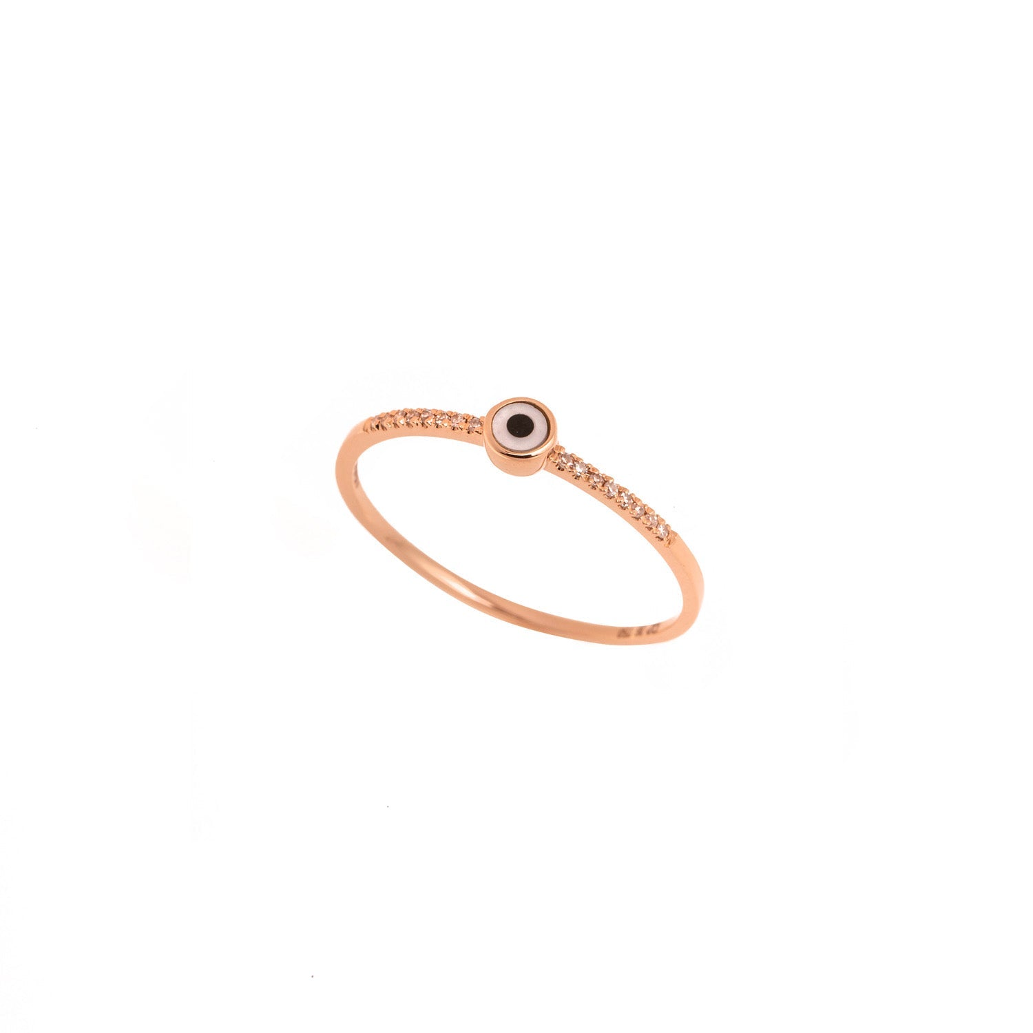 Gold Ring. Diamond Ring. Fine Jewelry. Anatol Jewelry. Kifissia. Golden Hall. Athens. Diamond Jewelry. Χρυσά κοσμήματα. Χρυσά δαχτυλίδια. Κοσμήματα Κηφισιά. Ανατολ. Δαχτυλίδι με διαμάντια. Evil eye ring.